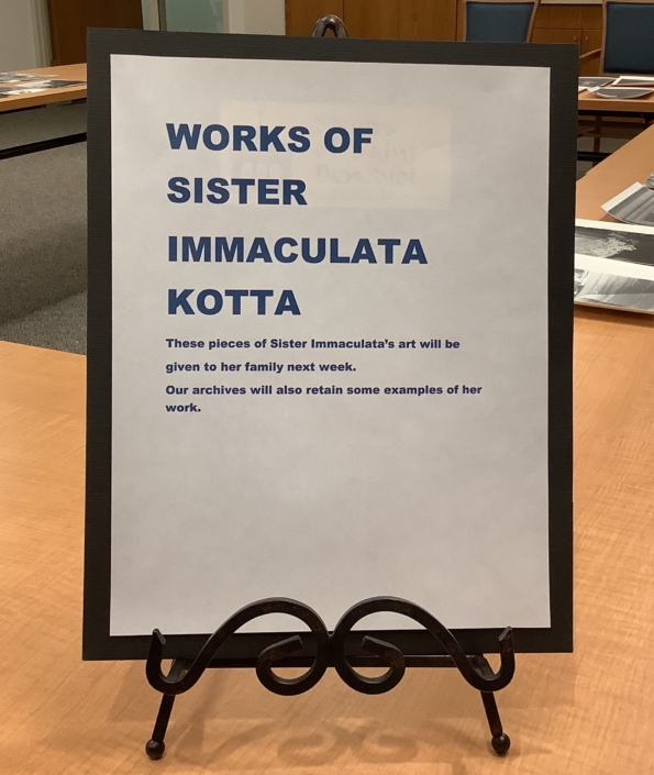 Sister Immaculata's Archived Works