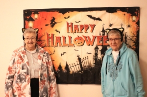 Sister Karen Violette and Sister Anne DeMers