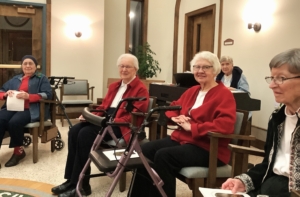 Sisters Judy Myra, Anne, and Eileen B.