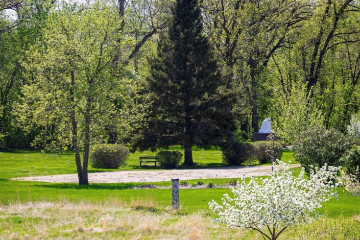 Another view of the cemetery