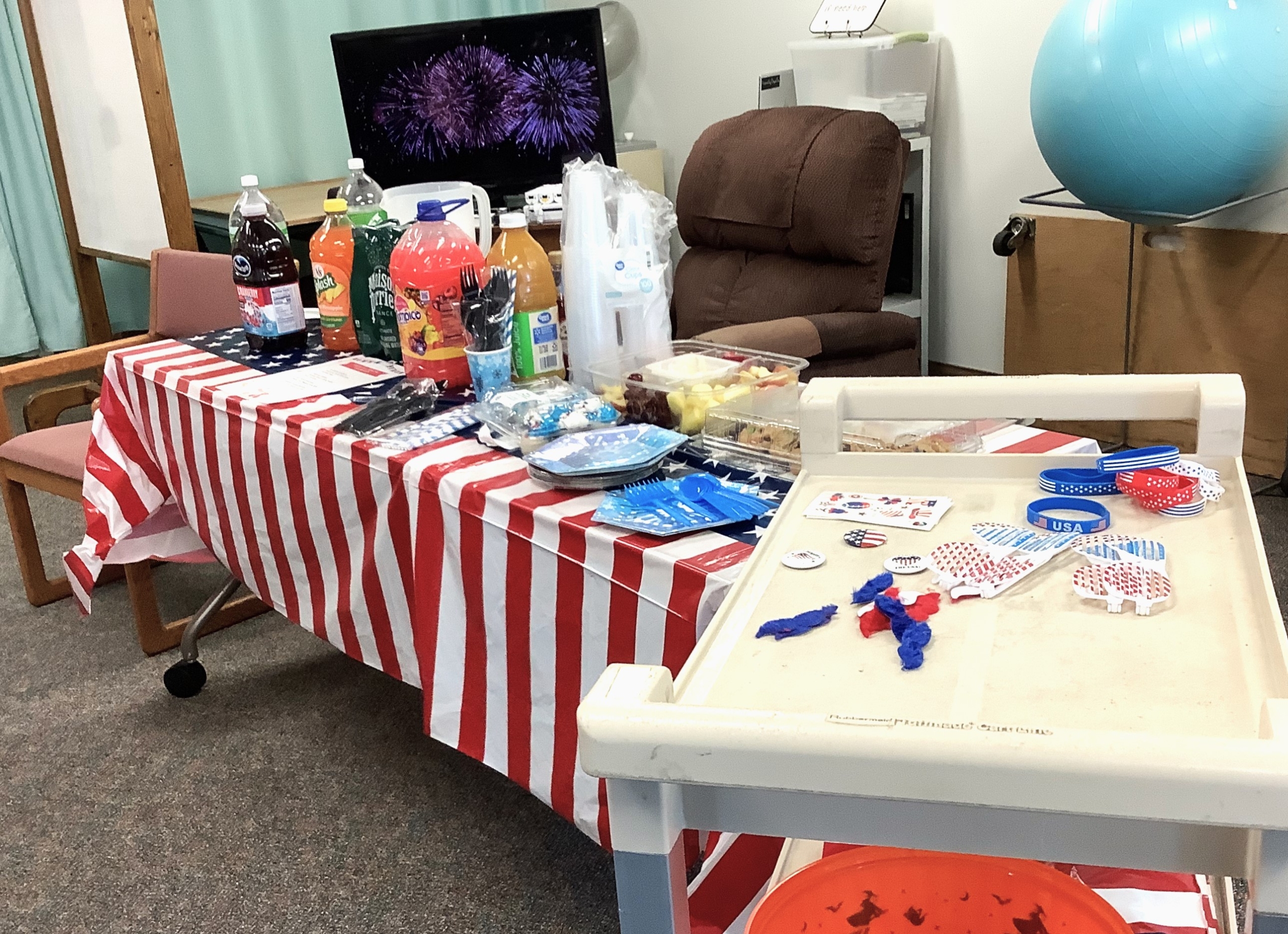 Mmmm. drinks and treats!!