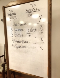 The last question and the winning score!