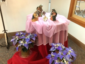 Close up of the Oratory's Creche