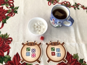 With this game, we started with two cards each!
